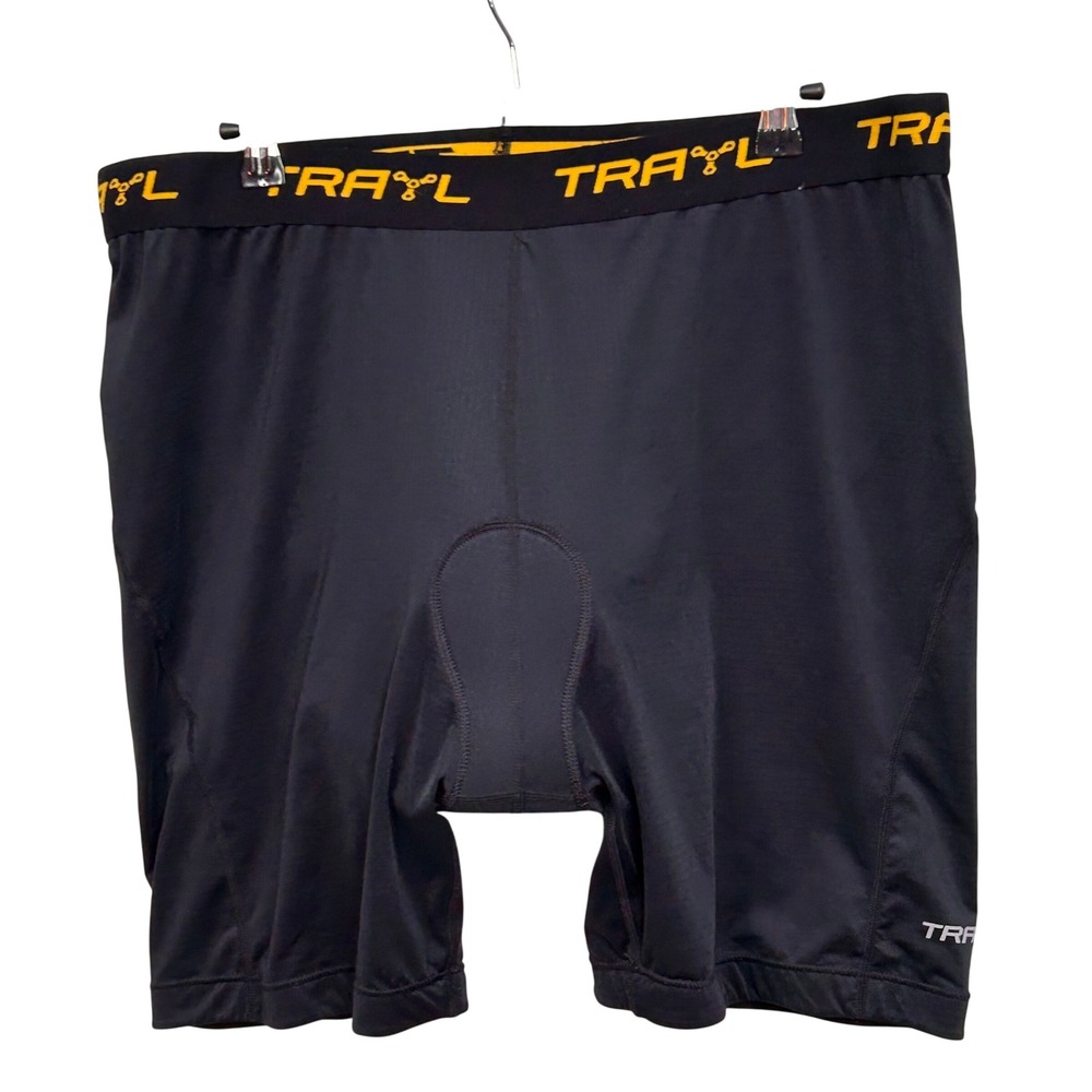 Trayl‎ Mens Padded Cycling Shorts Black XXL Bike Shorts Activewear